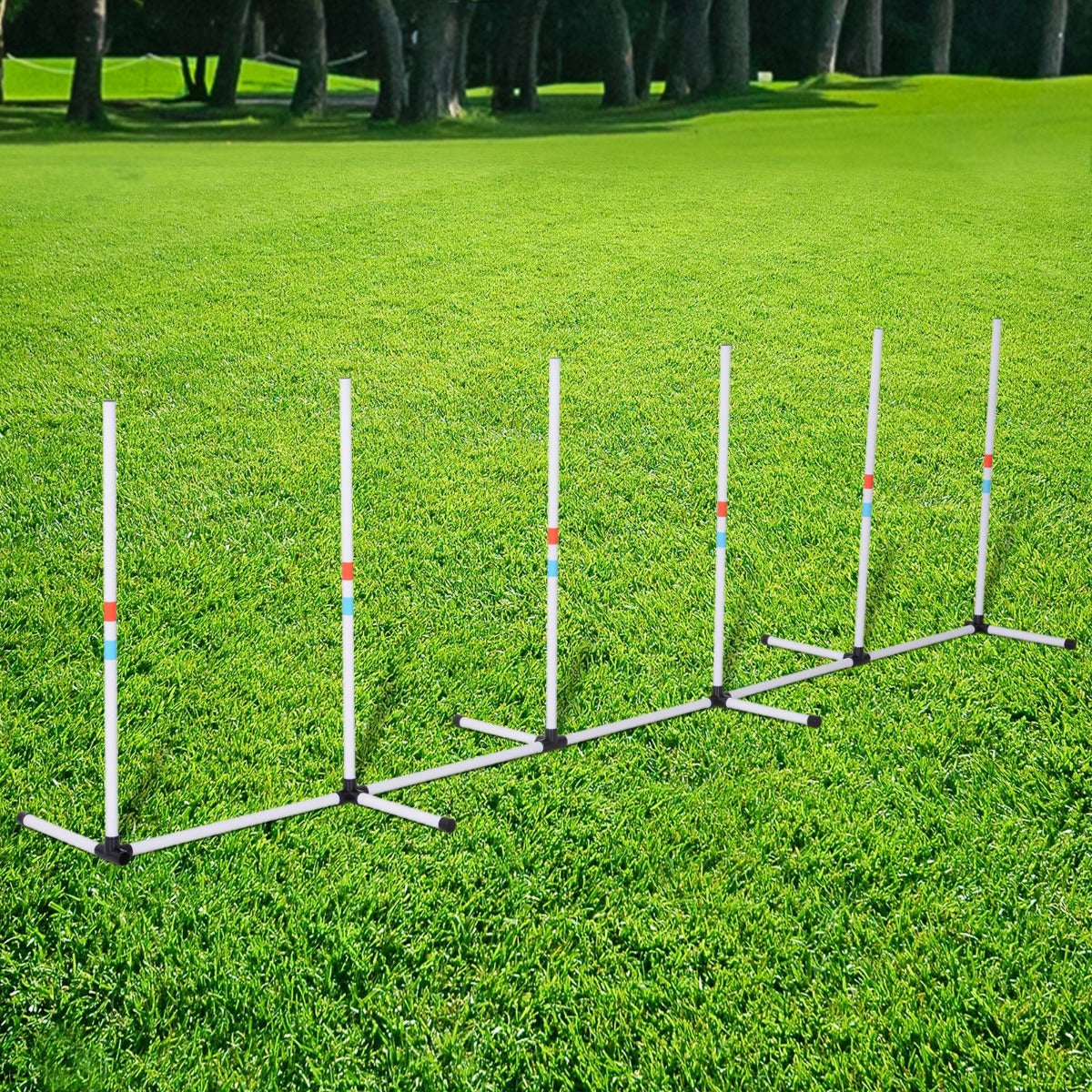 Agility Training - Sturdy Dog Weave Pole Obstacle