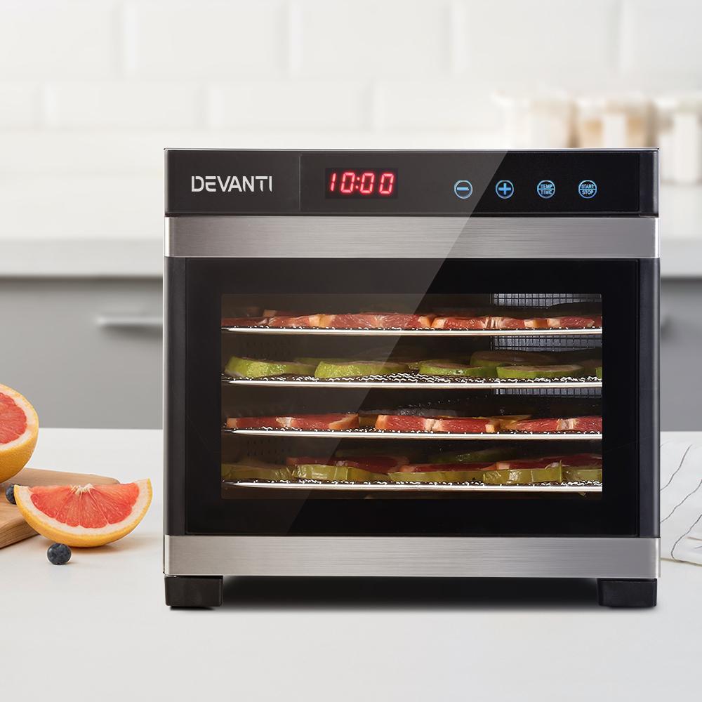 Stainless Steel 6 Tray Commercial Food Dehydrator
