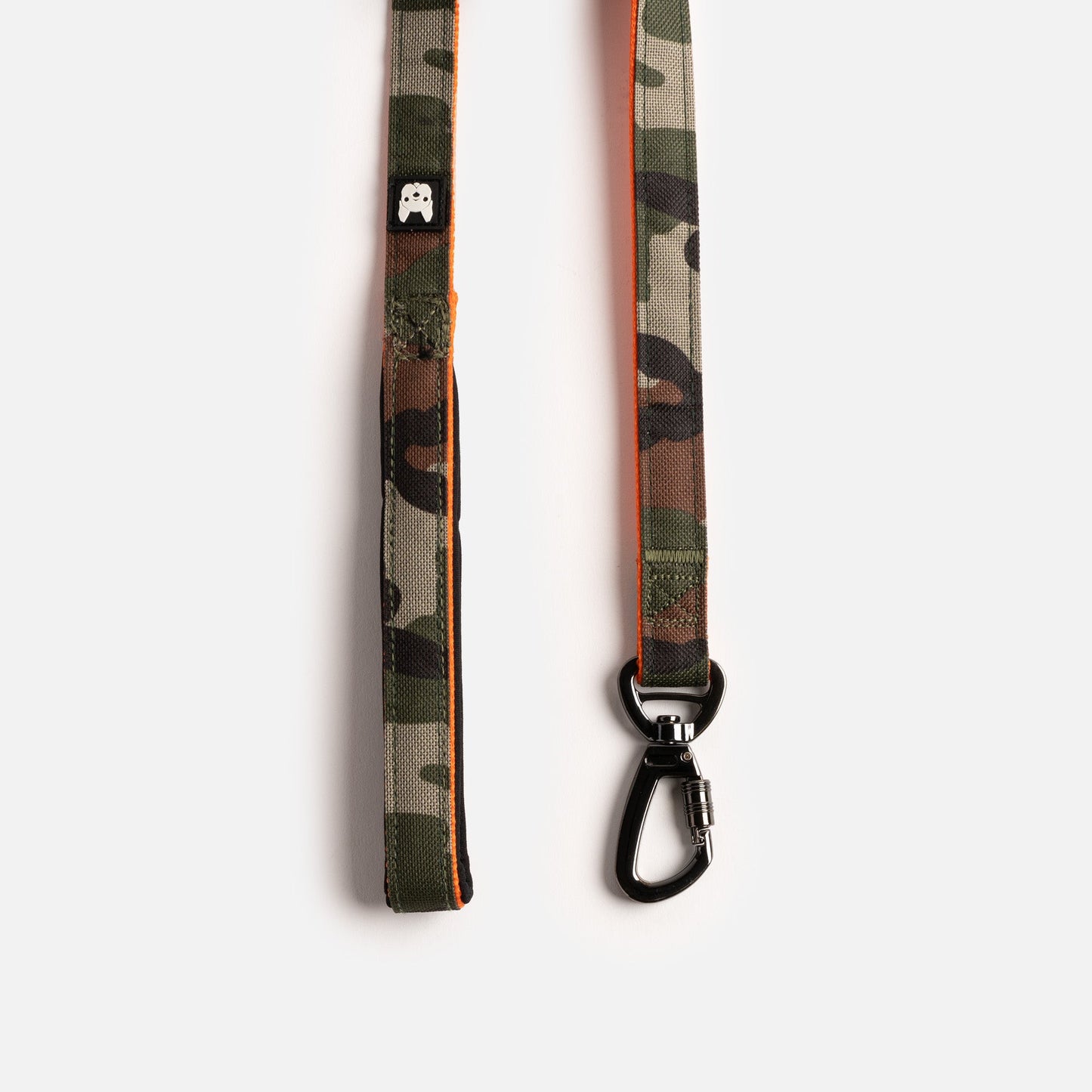 Poplin Camo Dog Leash – Padded Handle