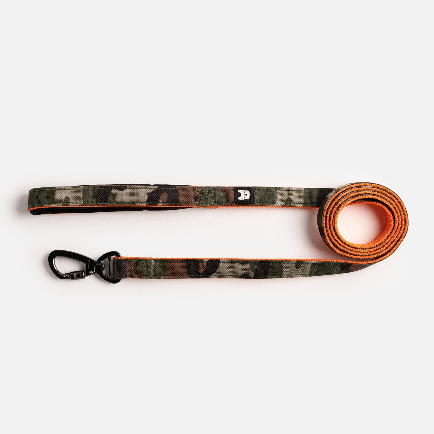 Poplin Camo Dog Leash – Padded Handle