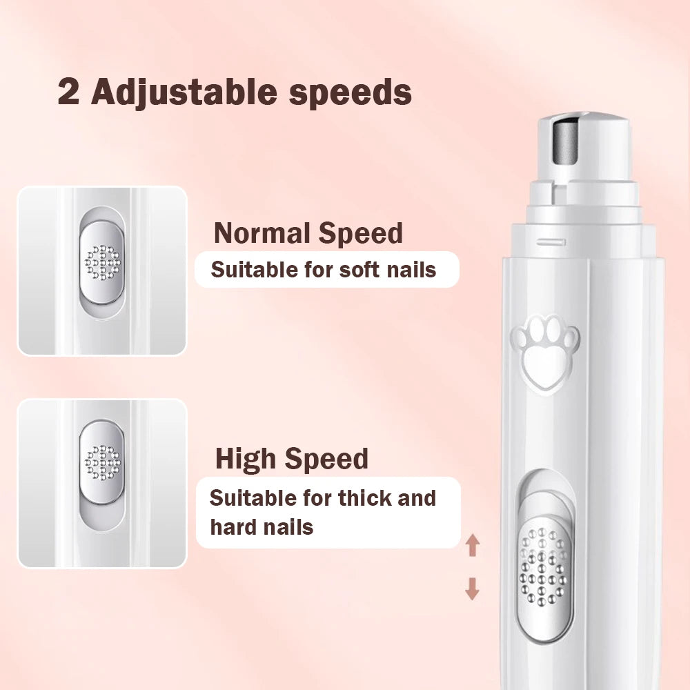 2-Speed Rechargeable Pet Nail Trimmer