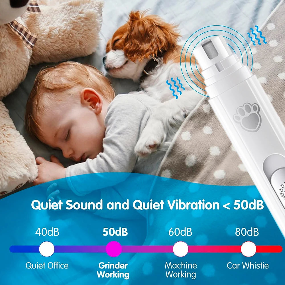 2-Speed Rechargeable Pet Nail Trimmer