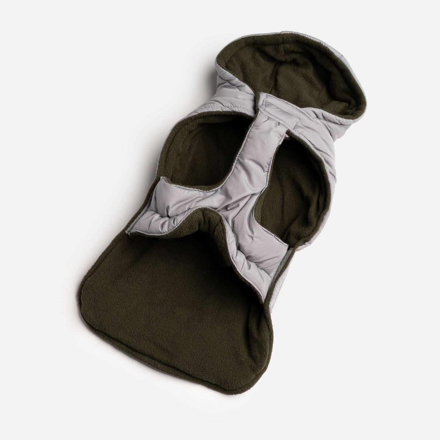 🧥 Jackson Dog Jacket – Grey Water-Resistant Coat with Cold-Alert™