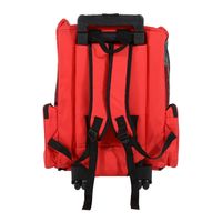 Rolling Backpack Pet Carrier (Red)