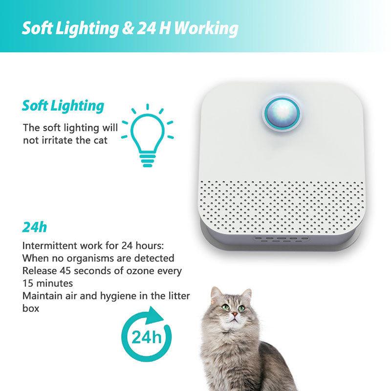 Smart Air Purifier for Litter Box Odour