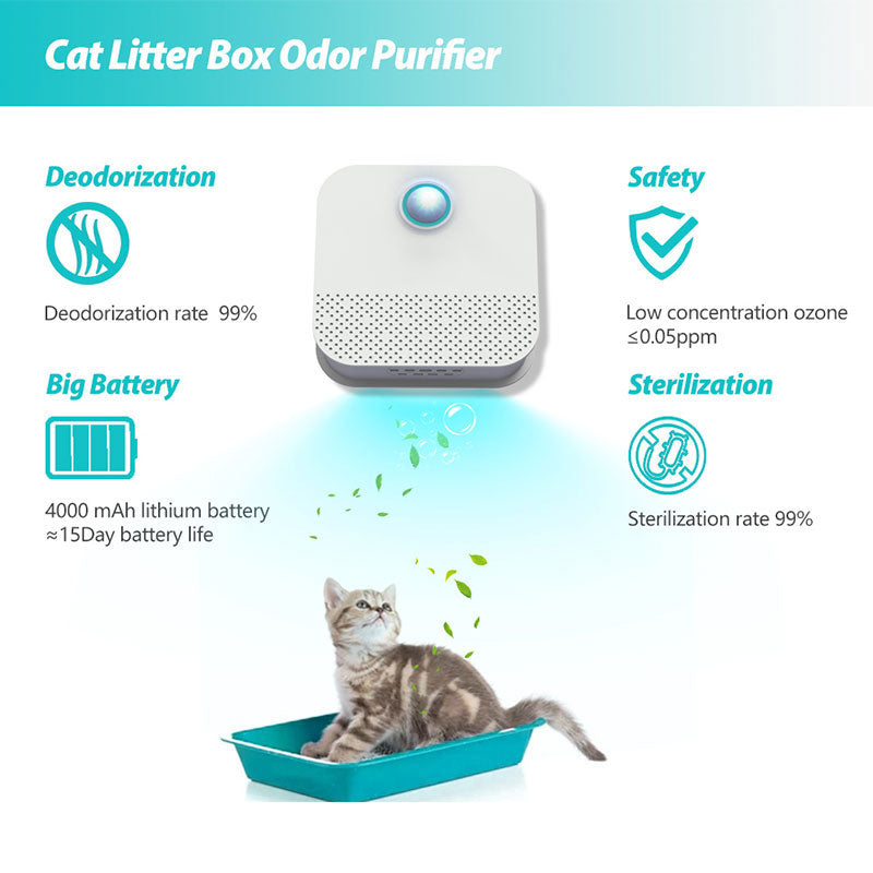 Smart Air Purifier for Litter Box Odour