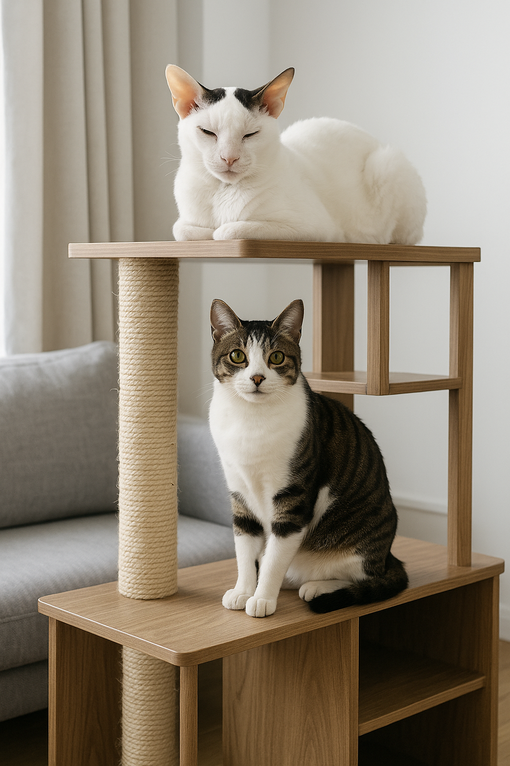 Cat Climbing & Furniture
