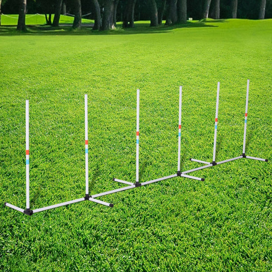 Agility Training - Sturdy Dog Weave Pole Obstacle