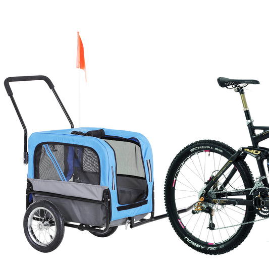 2-In-1 Dog  Bicycle Trailer / Stroller